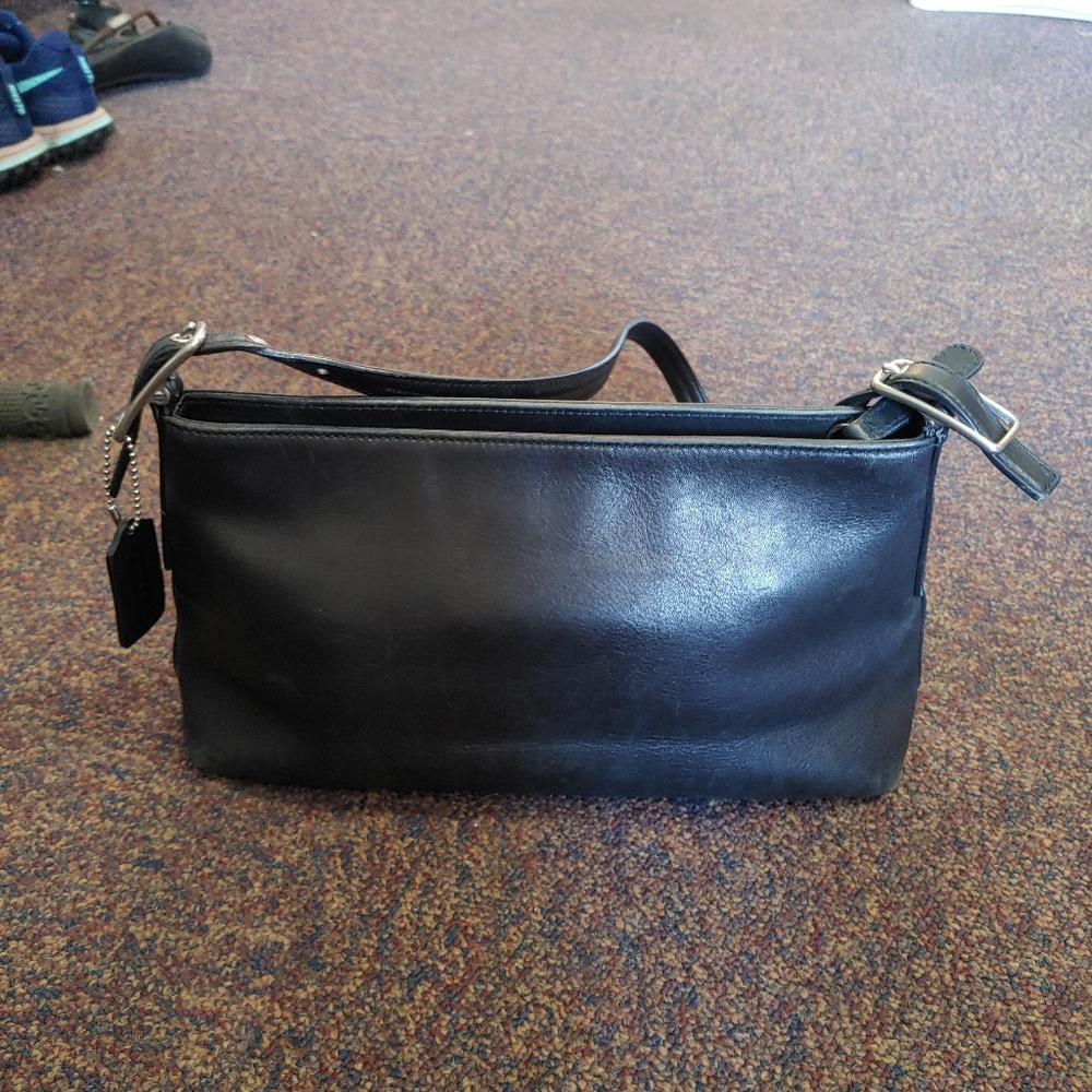 Soft leather coach purse